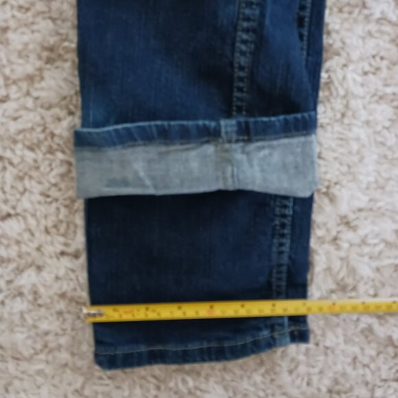 Blue Crush Skinny Blue Women's Jeans Sz 9 Embellished Pockets Boho Distressted - Picture 13 of 13